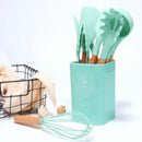 12 Pcs Non Stick Silicone Kitchen Utensils Cooking Tools Set