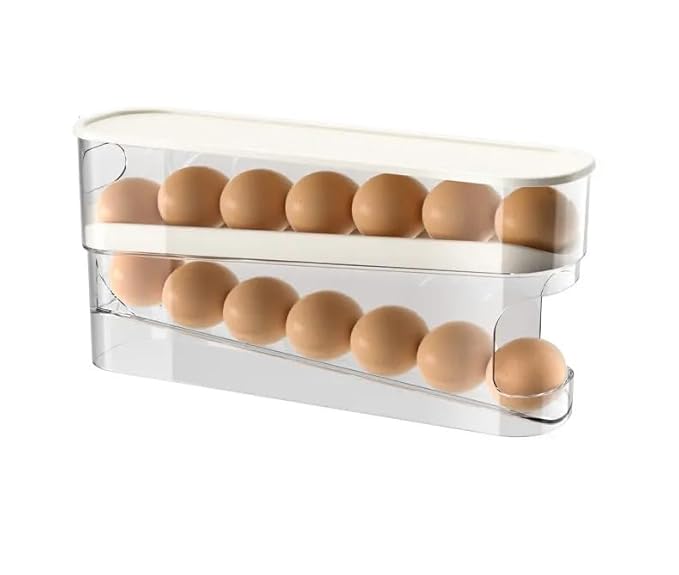 2 Tier Rolling Egg Dispenser for 12-14 Eggs