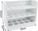 Kitchen Egg Storage Container, 3-Tier Egg Organizer Holder