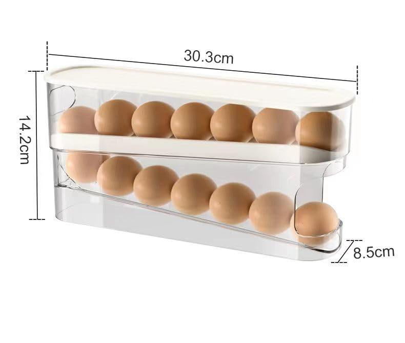2 Tier Rolling Egg Dispenser for 12-14 Eggs