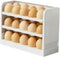 Kitchen Egg Storage Container, 3-Tier Egg Organizer Holder