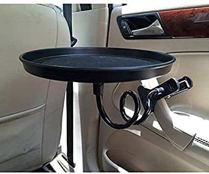 Convenient Durable Car Food Tray, 360 Degree Rotation