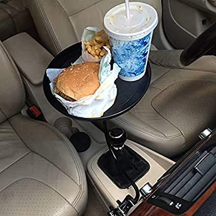 Convenient Durable Car Food Tray, 360 Degree Rotation