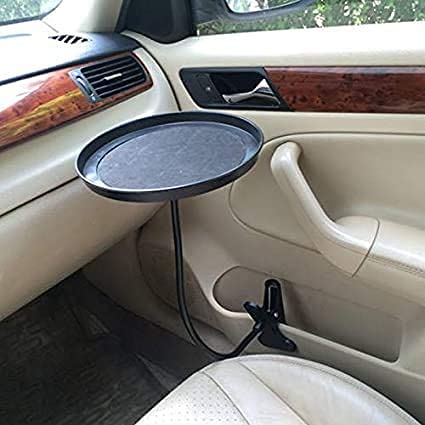 Convenient Durable Car Food Tray, 360 Degree Rotation