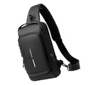 Multifunction Sling Bag, USB Charging Sport Sling Anti-Theft Shoulder Bags, Outdoor And Daily Use