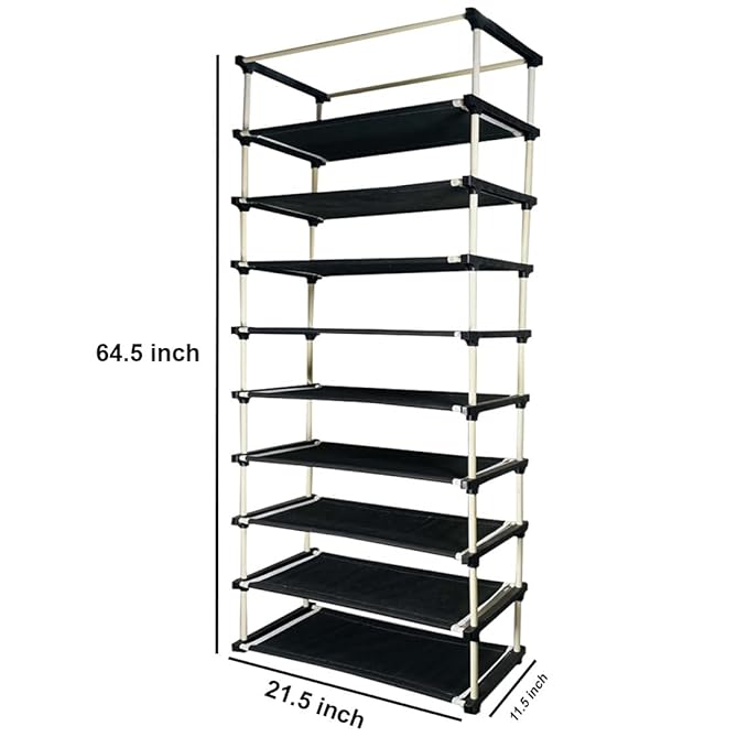 Multipurpose Shoe Rack with Dustproof Zip Cover,