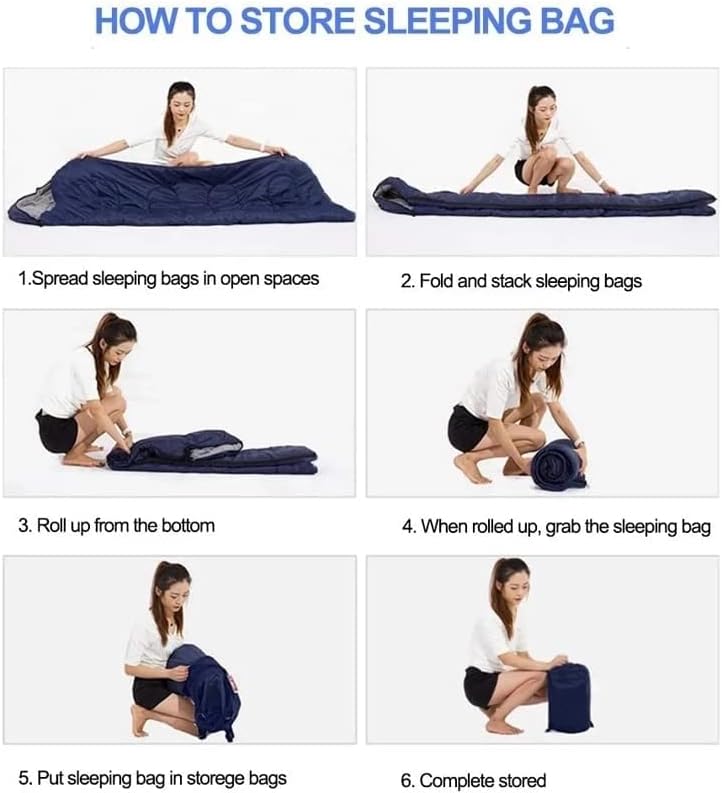 Ultralight Camping Waterproof Sleeping Pad Thickened Winter Warm Folding Sleeping Bag