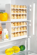 Kitchen Egg Storage Container, 3-Tier Egg Organizer Holder