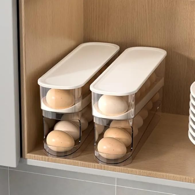 2 Tier Rolling Egg Dispenser for 12-14 Eggs