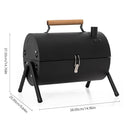 Adjustable Portable Charcoal Grill Multi-functional Metal Small BBQ Smoker for Outdoor Hiking Picnic