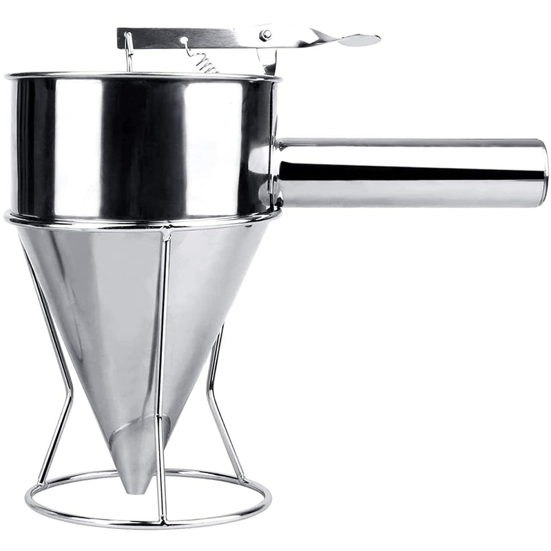 Pancake Batter Dispenser Stainless Steel with Stand