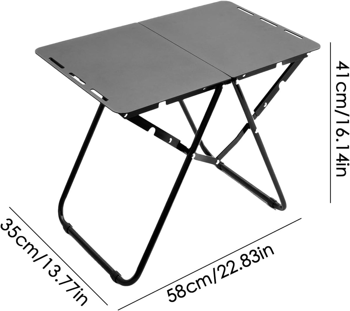 Aluminum Portable Folding Camp Suitcase Table