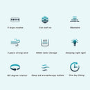 Portable Air Cooler Diffuser Desk Fan with Night Lamp and Timer