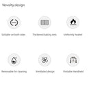 Adjustable Portable Charcoal Grill Multi-functional Metal Small BBQ Smoker for Outdoor Hiking Picnic