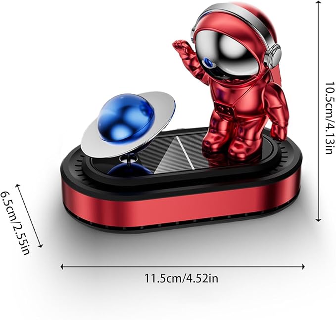Solar Car Air Freshener Diffuser,Auto Fragrance Astronaut