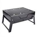 Portable BBQ Grill Foldable Lightweight Simple Charcoal Barbecue for Cooking Hiking Camping Picnics Outdoor Garden Charcoal BBQ Grill Party