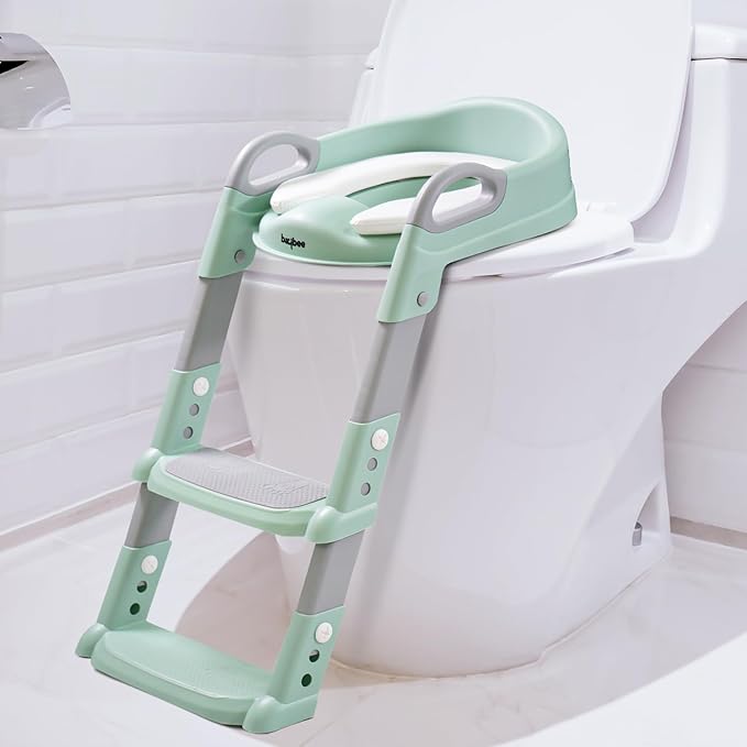 Baby Potty Training Plastic Seat Chair with Ladder