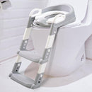 كرسي تدريب الطفل على استخدام المرحاض مع مقعد بلاستيكي وسلّم 