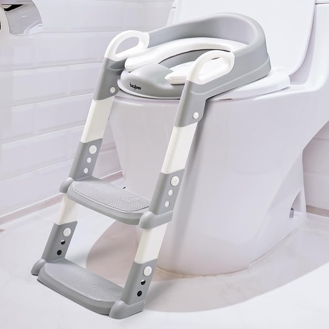 Baby Potty Training Plastic Seat Chair with Ladder