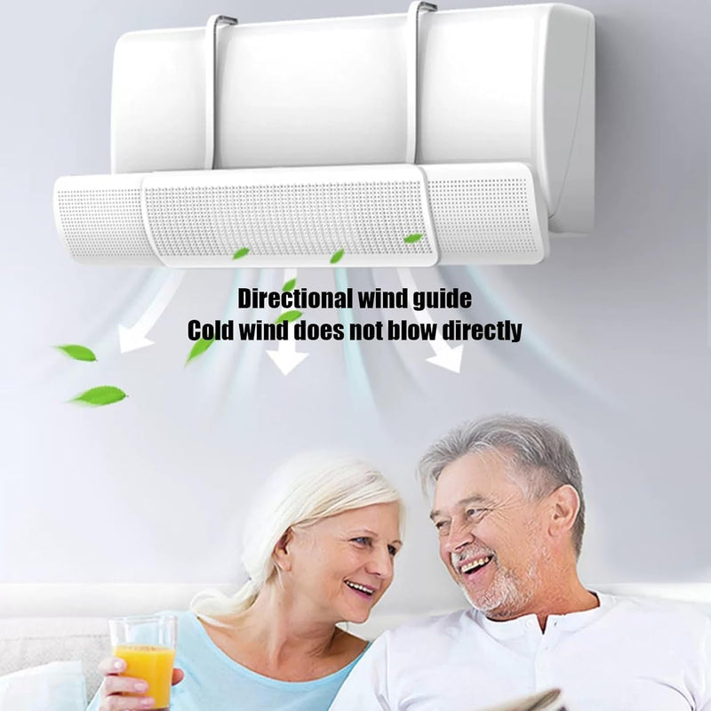 Adjustable Multi‑Angle Air Deflector Baffle,