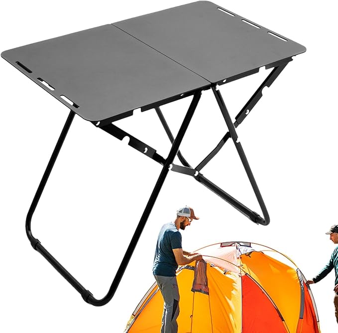 Aluminum Portable Folding Camp Suitcase Table