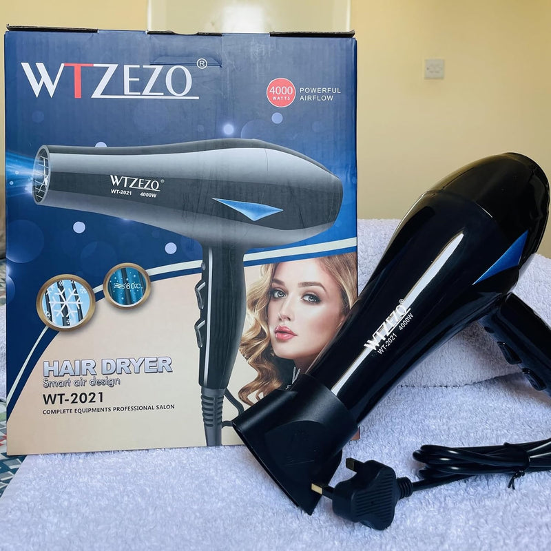 Professional Hair Dryer – High-Power 4000W Ionic Hair Blower for Fast Drying