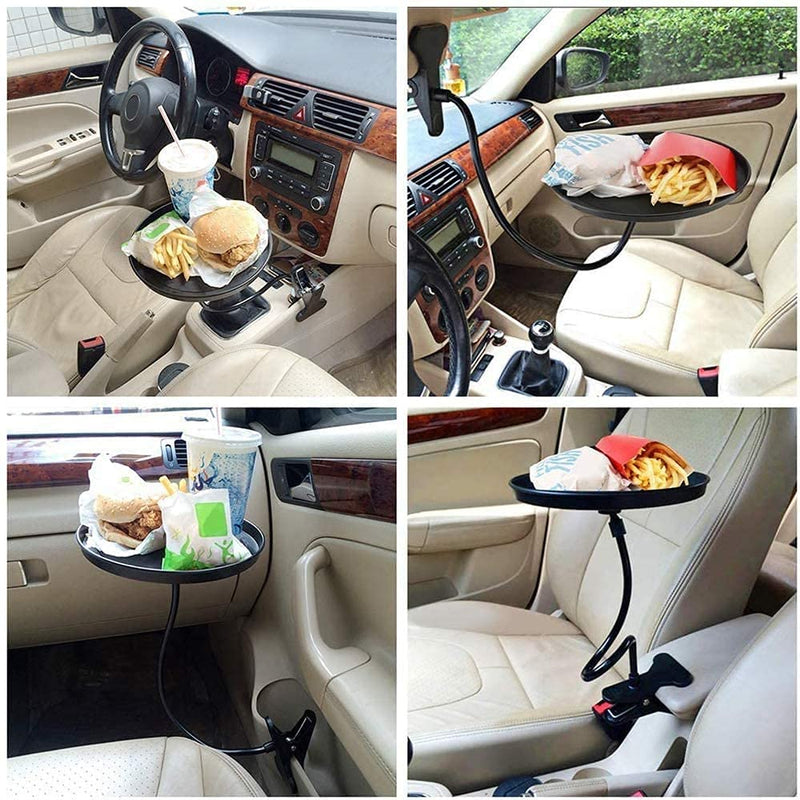 Convenient Durable Car Food Tray, 360 Degree Rotation