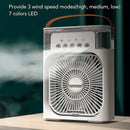 Portable Air Cooler Diffuser Desk Fan with Night Lamp and Timer