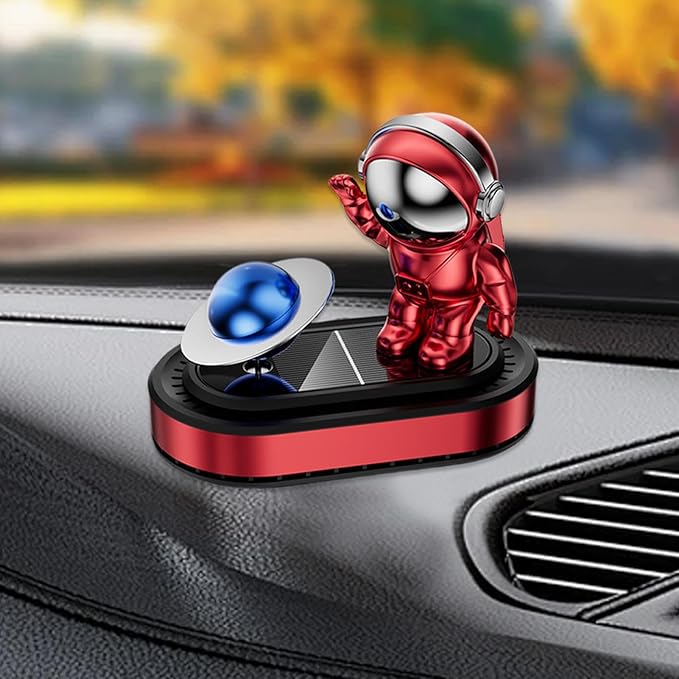 Solar Car Air Freshener Diffuser,Auto Fragrance Astronaut