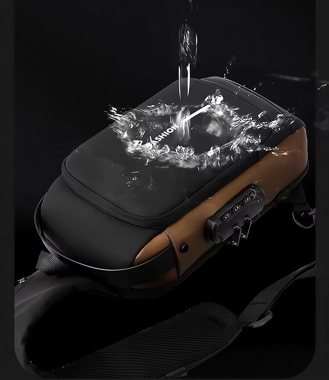 Multifunction Sling Bag, USB Charging Sport Sling Anti-Theft Shoulder Bags, Outdoor And Daily Use