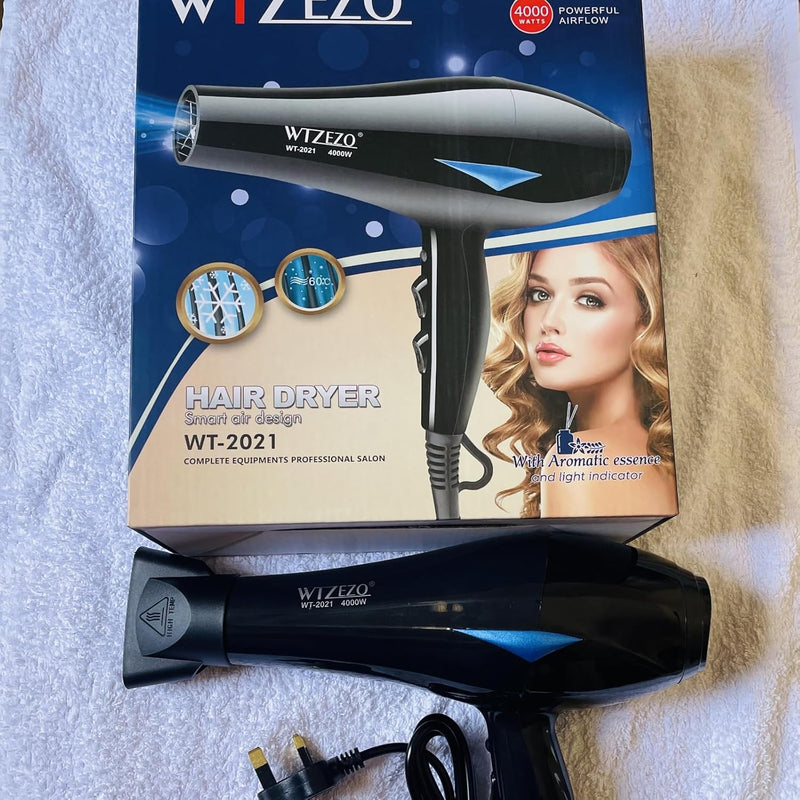 Professional Hair Dryer – High-Power 4000W Ionic Hair Blower for Fast Drying