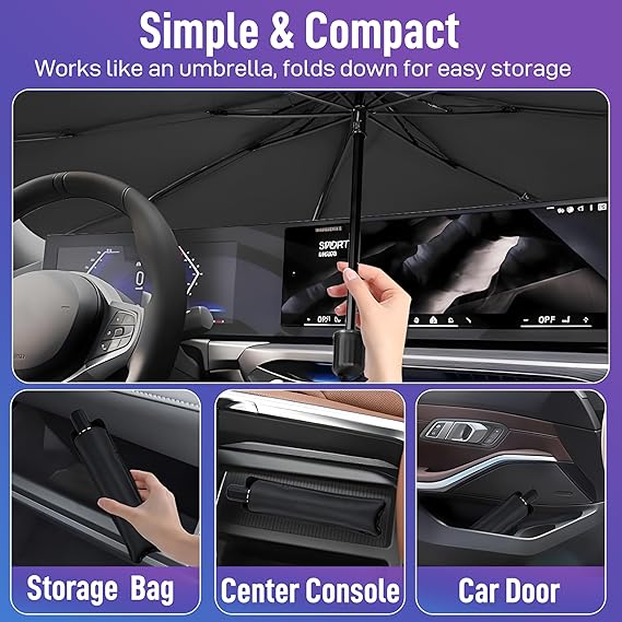 Foldable Car Windshield Umbrella Cover