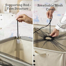 Collapsible Laundry Basket With Wheels