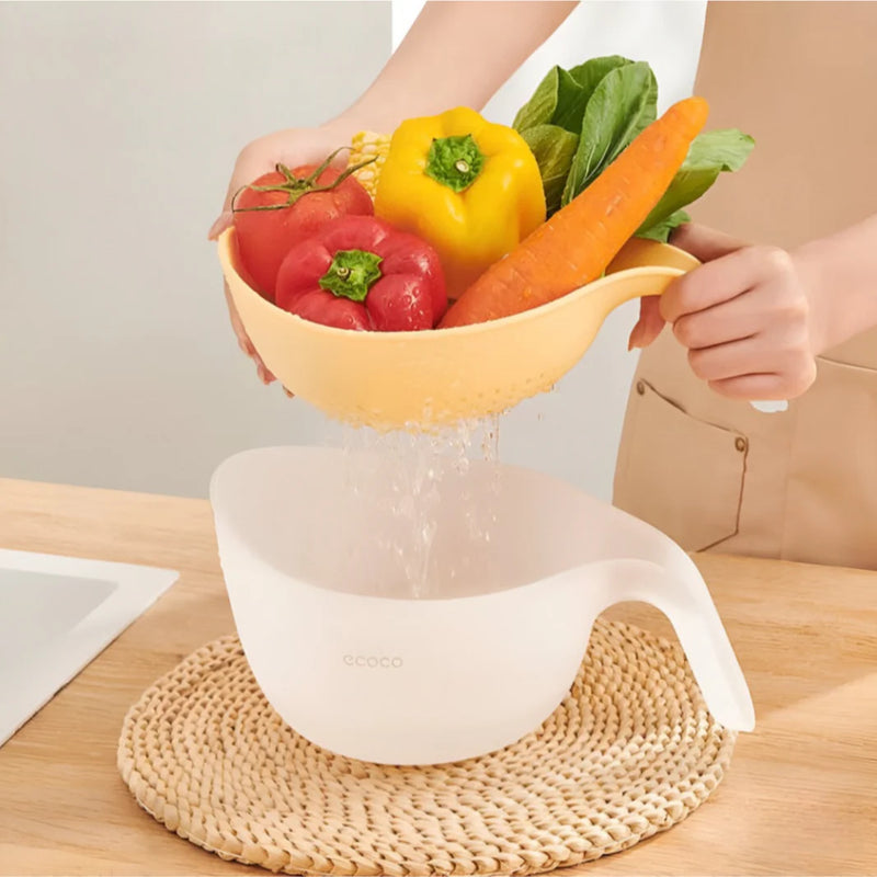 Ecoco Double Layer Drainage Basket