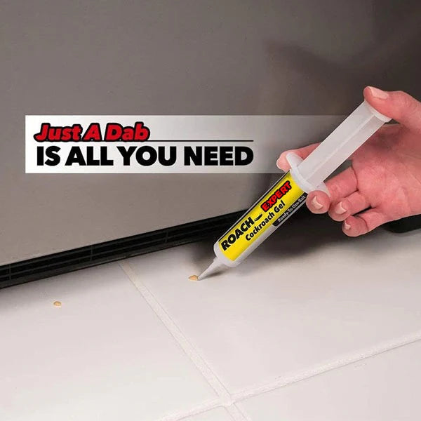 Anti Cockroach Roach Expert Gel, Roach Killer Poison, Ready-to-use Bait Syringe