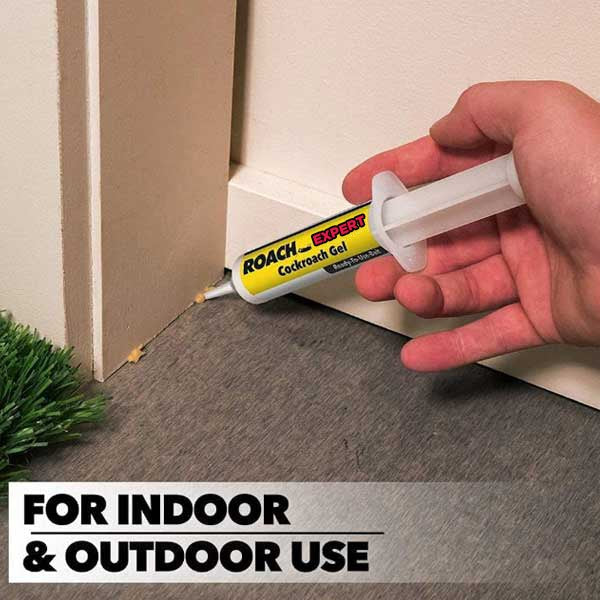 Anti Cockroach Roach Expert Gel, Roach Killer Poison, Ready-to-use Bait Syringe