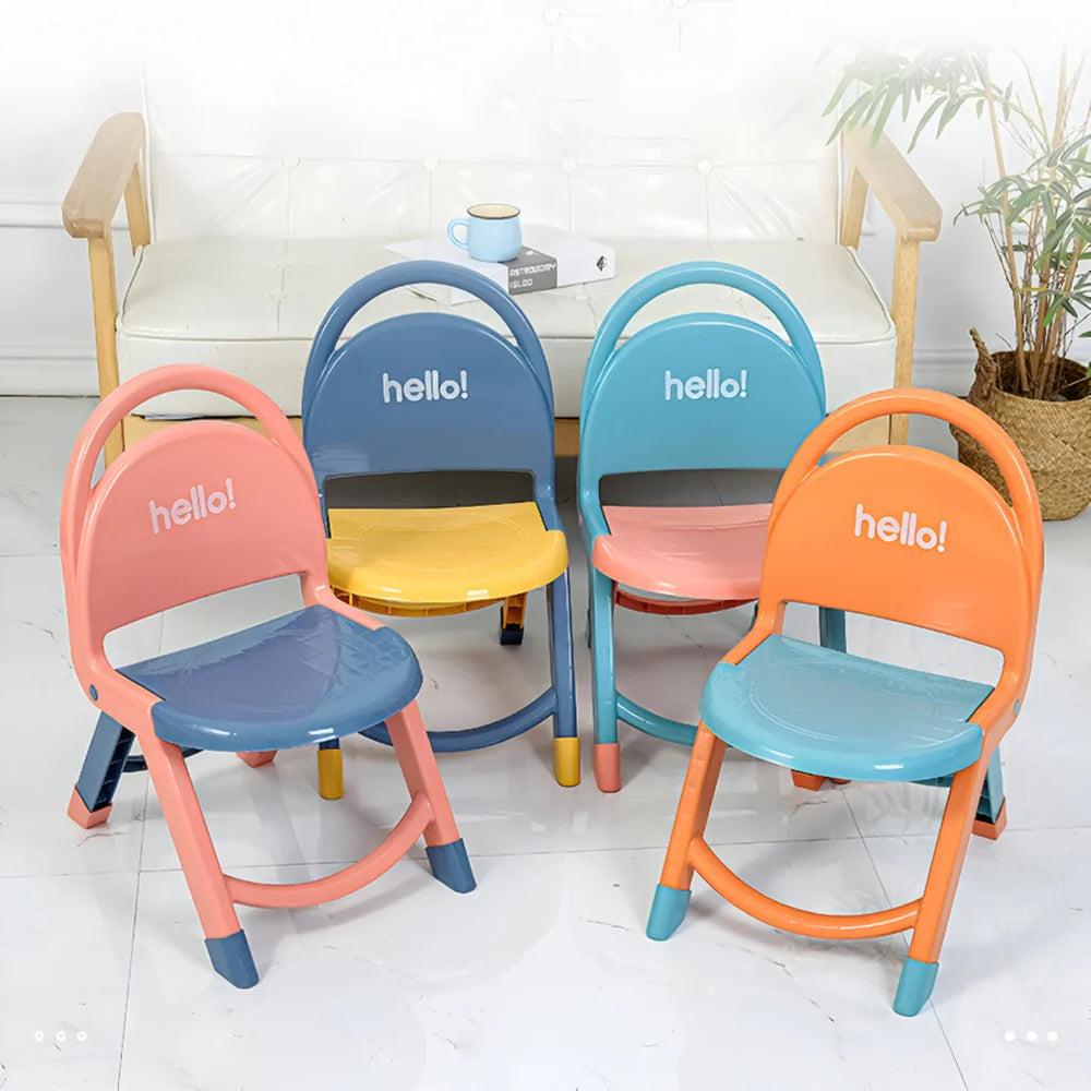 كرسي قابل للطي للأطفال متين ومضاد للانزلاق 