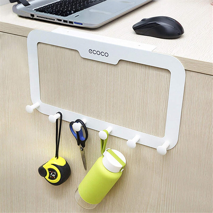 ECOCO Nail-free Stainless Steel Hook Cabinet Door Back Hanger
