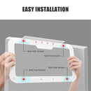 خطاف تعليق من الفولاذ المقاوم للصدأ بدون مسامير من ECOCO على الباب الخلفي للخزانة