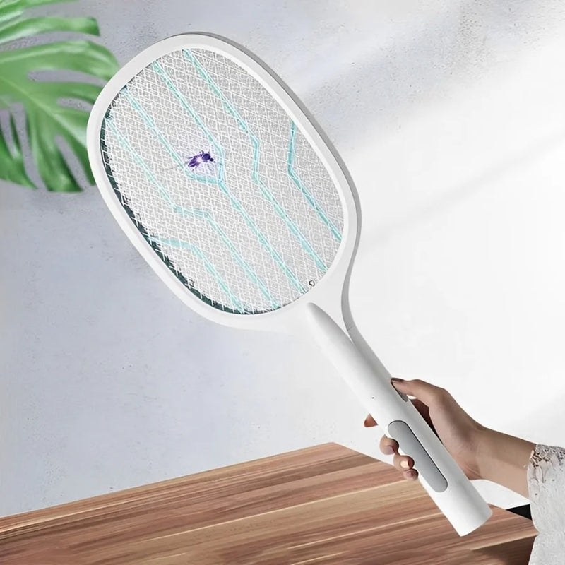 Electric Mosquito Killer Racket, Lithium Mosquito Swatter, Rechargeable Fly Bug Killer Zapper