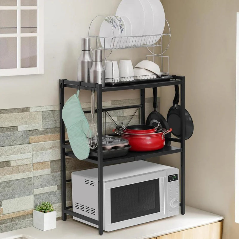 3-Layer Microwave Stand Kitchen Space Storage Rack