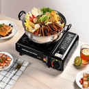 موقد غاز محمول مع حقيبة حمل للتخييم والمشي لمسافات طويلة والنزهات في الهواء الطلق