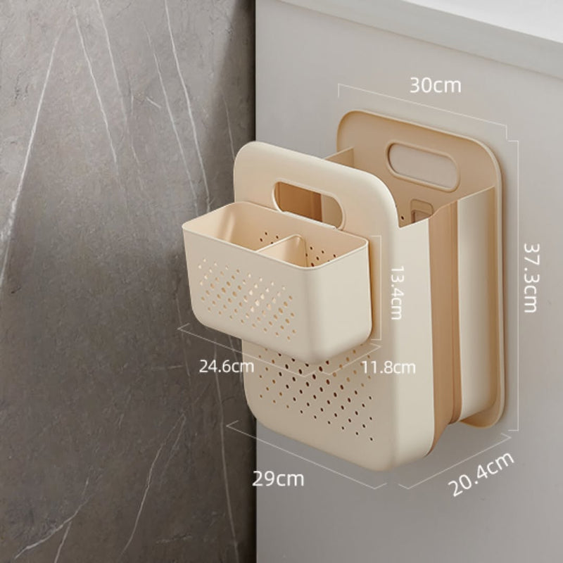 Wall-Mounted Folding Dirty Clothes Basket