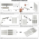 Multi-Layer Hanging Stainless Steel 5 in 1 Pants Rack