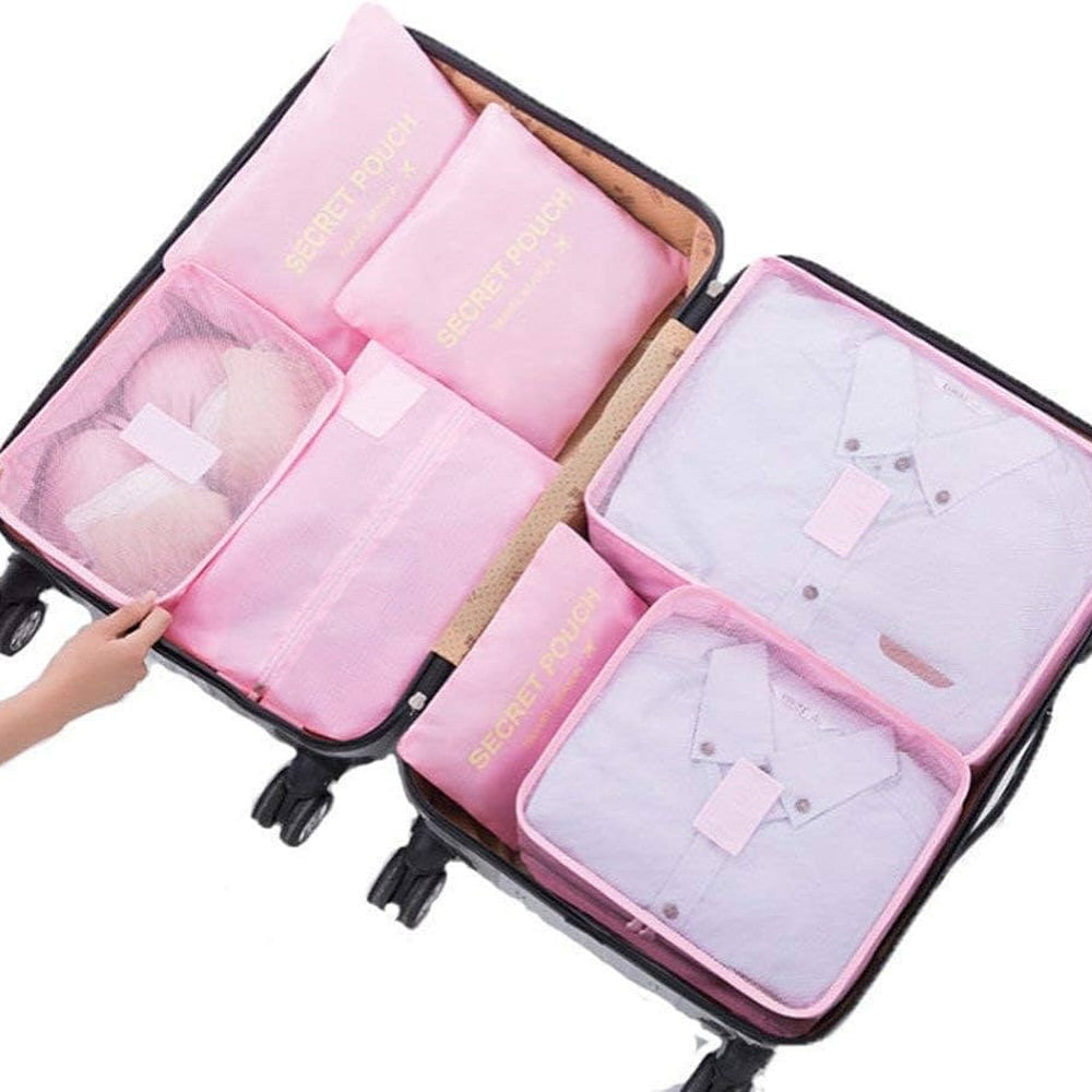 6 Pack luggage Packing Organizer Bag
