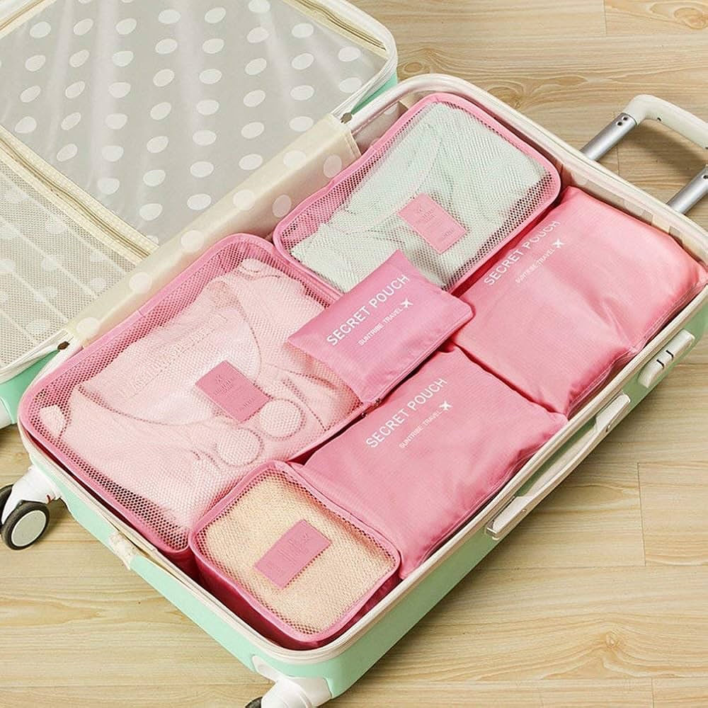 6 Pack luggage Packing Organizer Bag