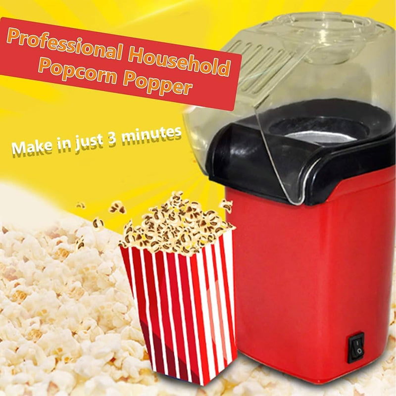 Electric Popcorn Maker Machine with 1200W, No oil needed