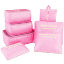 6 Pack luggage Packing Organizer Bag