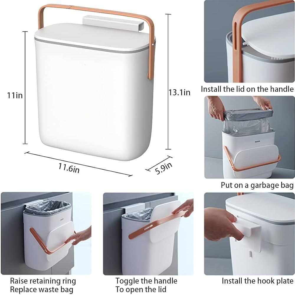 سلة المهملات المعلقة متعددة الاستخدامات من إيكوكو