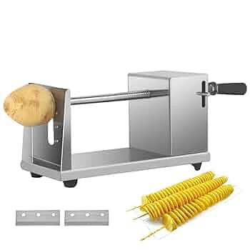 Manual Stainless Steel Potato Spiral Cutter Machine
